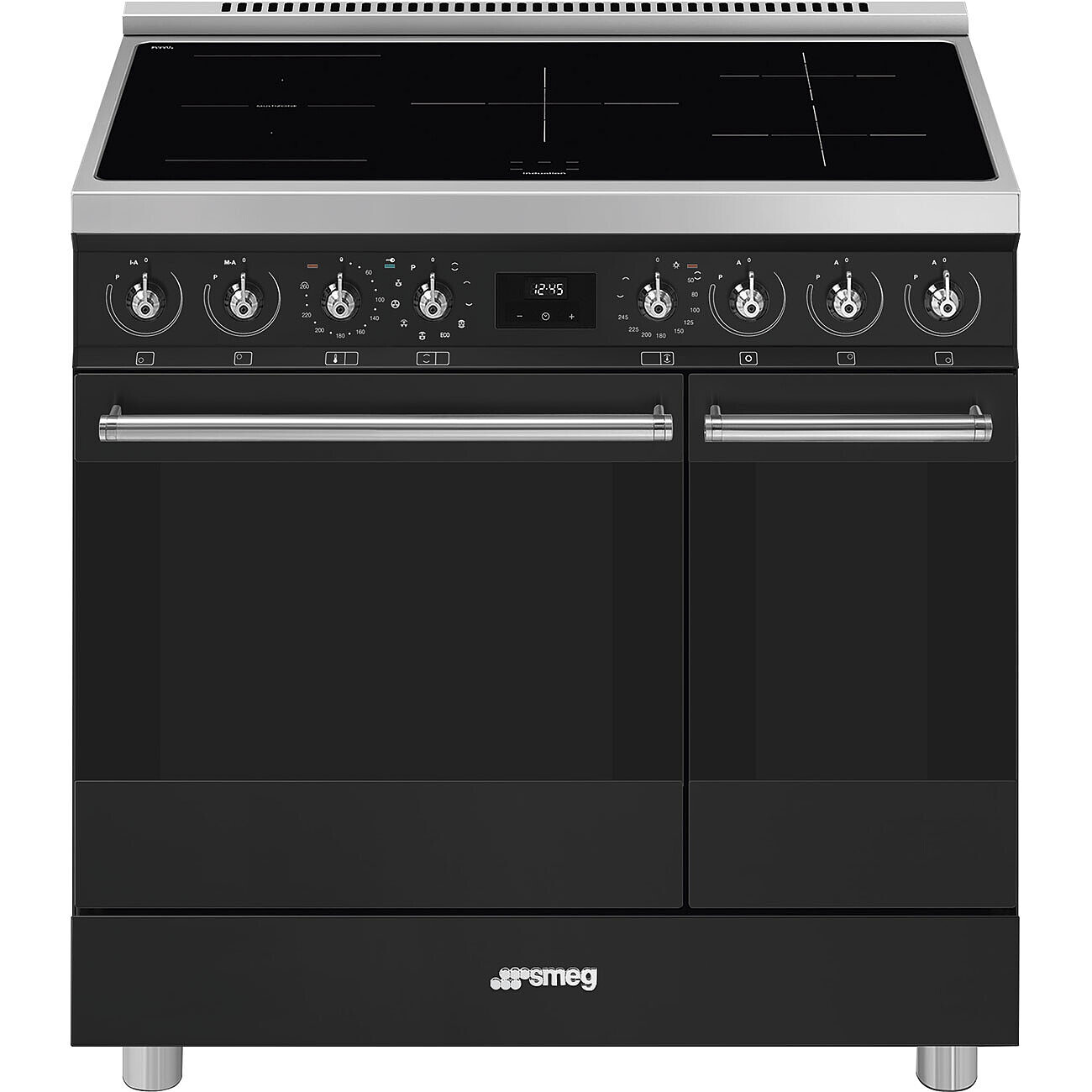 SMEG C92IPMB2 fornuis met inductie kookplaat - 90cm